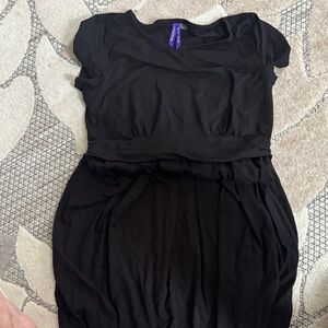 Seraphine Classic Black Midi Dress